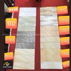 Gạch trang trí ngoại thất TQ mã 93xx - Tổng kho gạch ốp lát Hà Nội Happyhouse