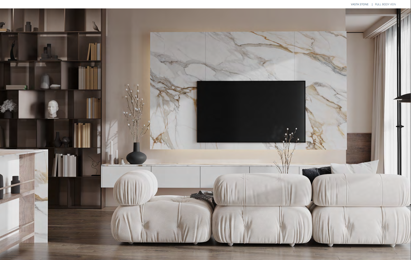 Gạch ốp lát Mỹ Đức Hà Nội – Nâng tầm thẩm mỹ không gian sống cùng Happy House 2 Gạch ốp lát Mỹ Đức Hà Nội – phối cảnh biệt thự sử dụng gạch vân đá sáng bóng nhập khẩu.